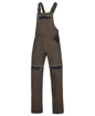 Obrázek z ARDON®COOL TREND Pracovní kalhoty s laclem hnědé zkrácené 