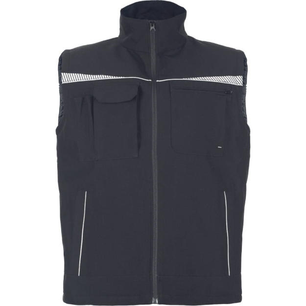 Obrázek z Cerva EMERTON STR Pracovní zimní vesta černá 