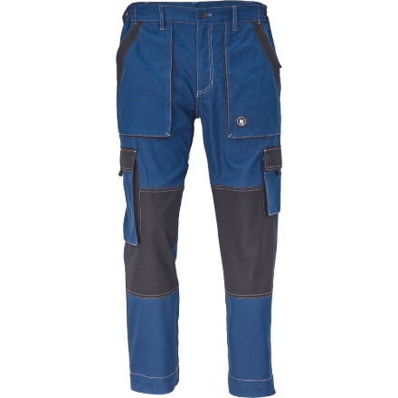 Obrázek Cerva MAX SUMMER Pracovní kalhoty do pasu modrá / černá