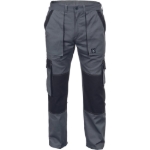 Obrázek z Cerva MAX SUMMER Pracovní kalhoty do pasu antracit / černá 