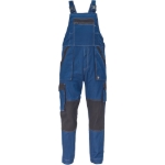 Obrázek z Cerva MAX SUMMER Pracovní kalhoty s laclem modrá / černá 