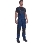 Obrázek z Cerva MAX SUMMER Pracovní kalhoty s laclem navy / antracit 