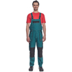Obrázek z Cerva MAX SUMMER Pracovní kalhoty s laclem zeleno / černé 