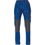 Obrázek z Cerva MAX SUMMER LADY Pracovní kalhoty modré / černé 