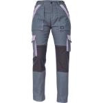 Obrázek z Cerva MAX SUMMER LADY Pracovní kalhoty šedé / sv. fialové 