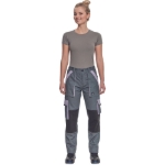 Obrázek z Cerva MAX SUMMER LADY Pracovní kalhoty šedé / sv. fialové 