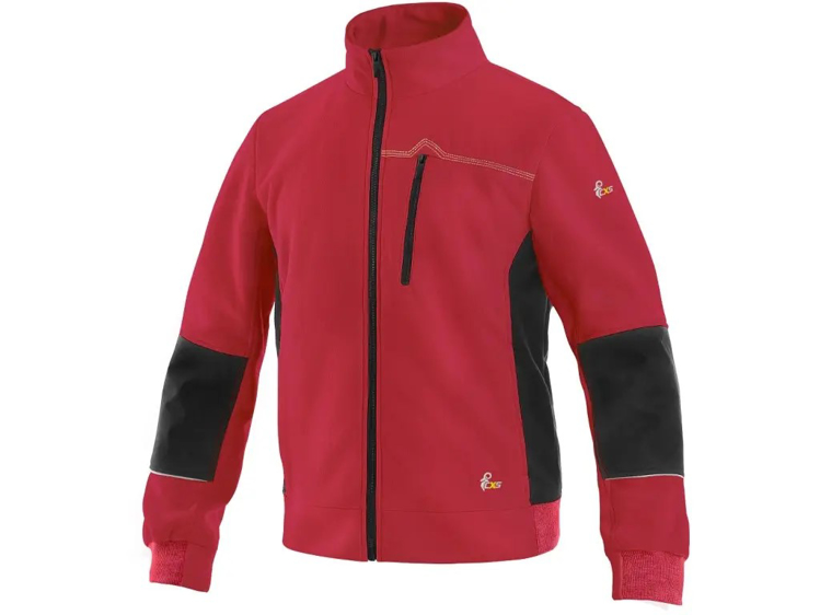 Obrázek z CXS TEXAS Pánská mikina červeno - černá 