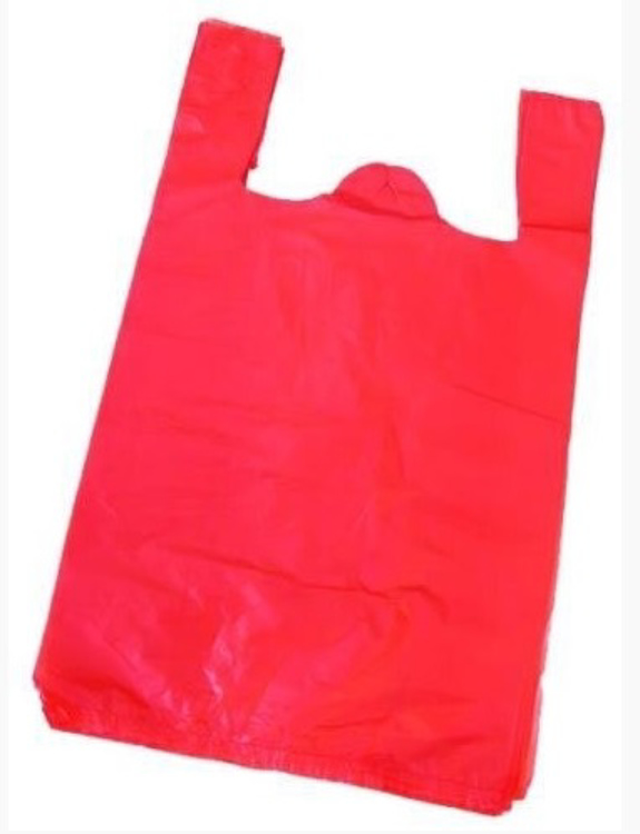 Obrázek z Mikrotenová taška červená 100 ks 