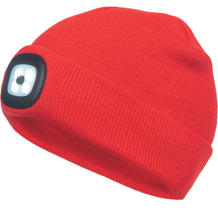 Obrázek z Cerva DEEL LED čepice s lampou červená 