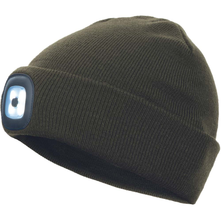 Obrázek z Cerva DEEL LED čepice s lampou olivová 