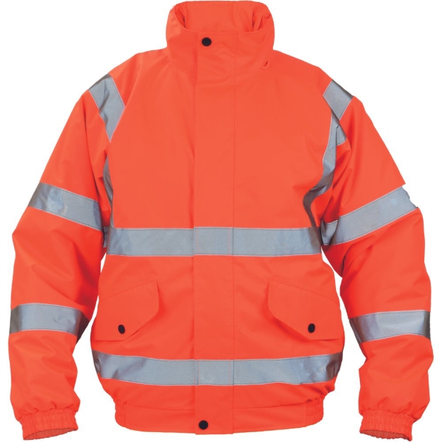 Obrázek z Cerva CLOTON HV Reflexní zimní bunda oranžová 