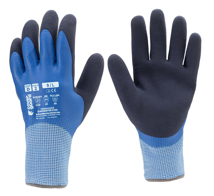 Obrázek z EUROWINTER D100 Pracovní rukavice zimní 