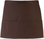 Obrázek z Premier PR 155 Krátká zástěra do pasu s kapsou brown 