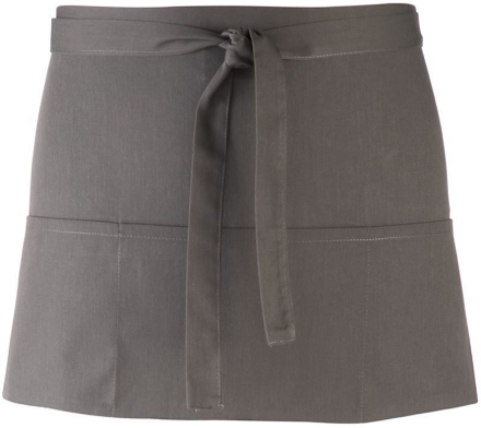 Obrázek Premier PR 155 Krátká zástěra do pasu s kapsou dark grey