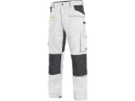 Obrázek z CXS STRETCH Pracovní kalhoty bílo-šedé 