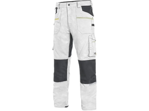 Obrázek z CXS STRETCH Pracovní kalhoty bílo-šedé 