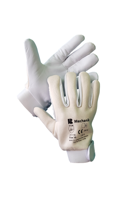 Obrázek z BAN MECHANIK 03042 Kombinované pracovní rukavice 12 párů 