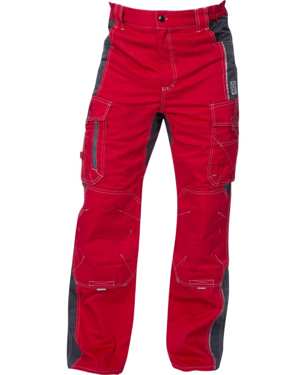 Obrázek z ARDON®VISION Pracovní kalhoty do pasu prodloužené červené 