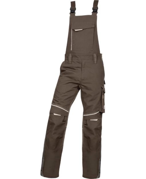 Obrázek z ARDON®URBAN+ Pracovní kalhoty s laclem hnědá 