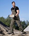 Obrázek z ARDON®URBAN+ Pracovní kalhoty s laclem khaki 
