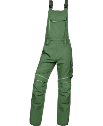 Obrázek ARDON®URBAN+ Pracovní kalhoty s laclem zkrácené zelené