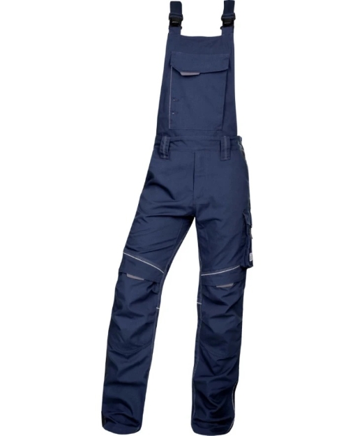 Obrázek z ARDON®URBAN+ Pracovní kalhoty s laclem prodloužené tmavě modré 
