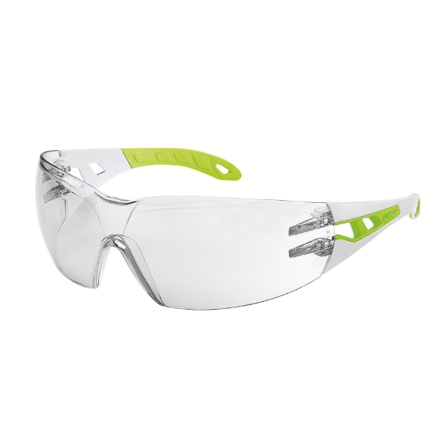 Obrázek z Uvex PHEOS Ochranné brýle straničkové bílo/zelené 