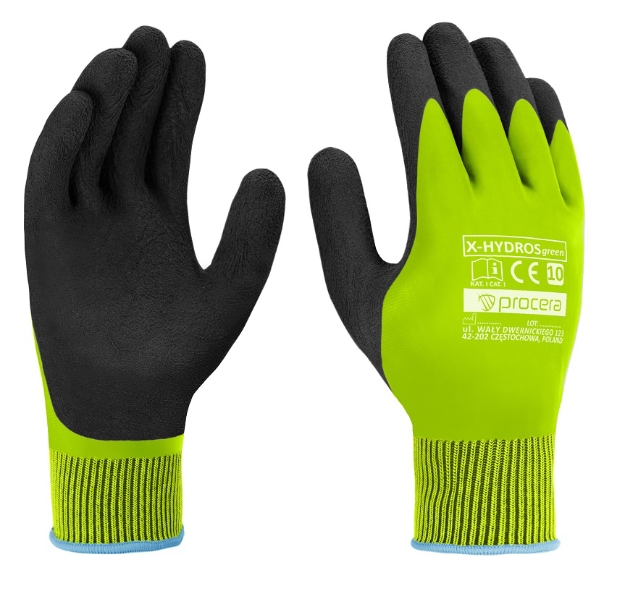 Obrázek z Procera X-HYDROS GREEN Pracovní rukavice 