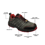 Obrázek z VECTRA S1P ESD NM Grey/red Low 