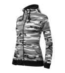 Obrázek z MALFINI C20 Camo Zipper Mikina dámská 