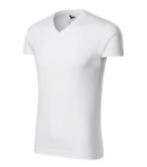 Obrázek z MALFINI 146 Slim Fit V-neck Tričko pánské 