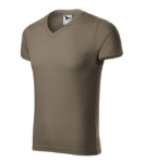 Obrázek z MALFINI 146 Slim Fit V-neck Tričko pánské 