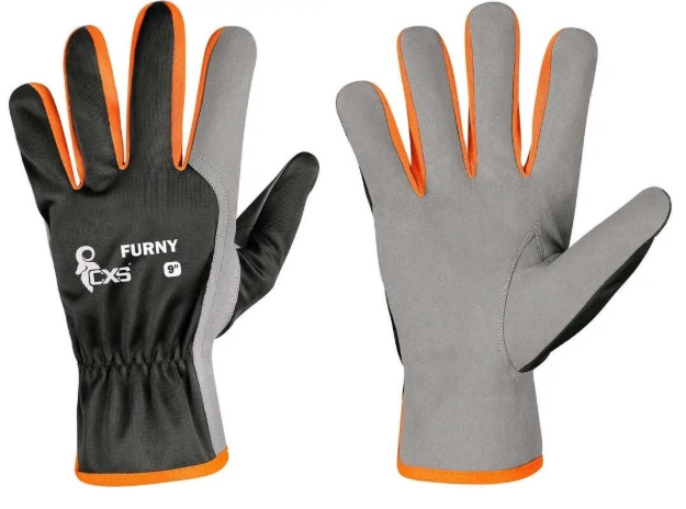 Obrázek z CXS FURNY Pracovní kombinované rukavice 12 párů 