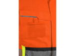 Obrázek z CXS BENSON Výstražná zateplená vesta oranžovo-černá 