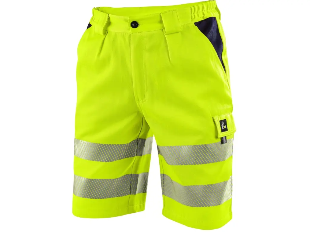 Obrázek z CXS NORWICH Reflexní pracovní kraťasy žluto-modré 