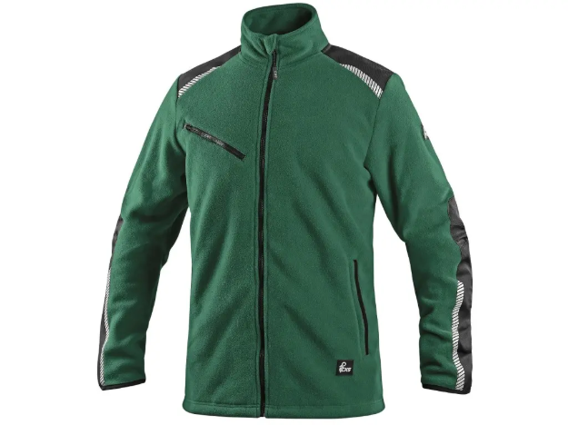 Obrázek z CXS 4ENVI SOLIS Pracovní fleecová bunda zeleno-černá 