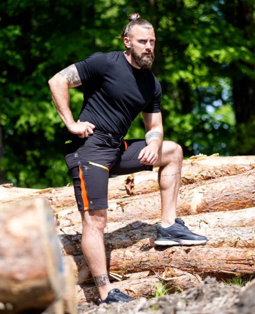 Obrázek z Softshellové kraťasy ARDON®CREATRON® černá neon 