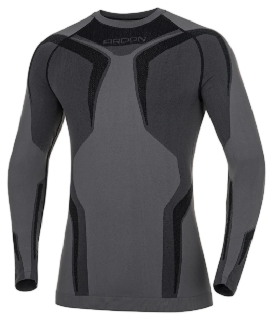 Obrázek z Funkční tričko s dlouhým rukávem ARDON®ATROCLIM tmavě šedá 