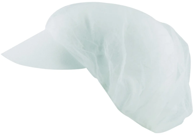 Obrázek z Jednorázová PP čepice se kšiltem ARDON®TINA (100 ks) bílá 