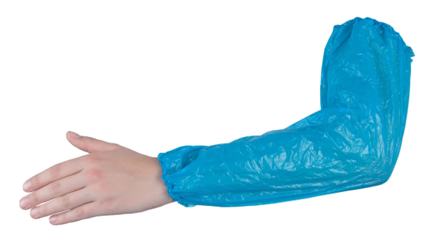 Obrázek z ARDON®SKIN Jednorázový PE rukávník modrý  (100 ks) 