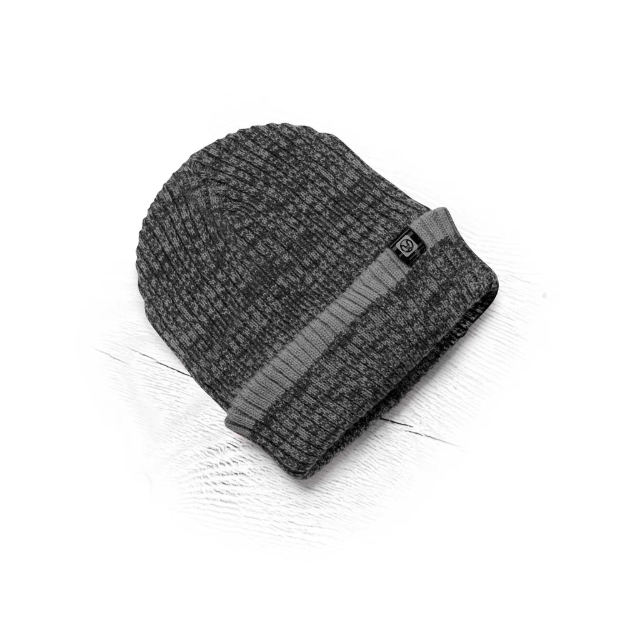 Obrázek z Zimní čepice pletená fleece ARDON®VISION Neo černo-šedá 