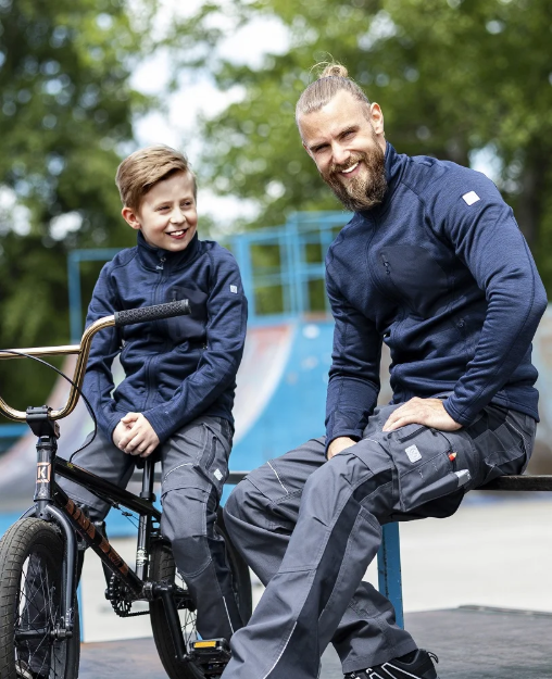 Obrázek z Dětská mikina ARDON®BREEFFIDRY melange tmavě modrá 