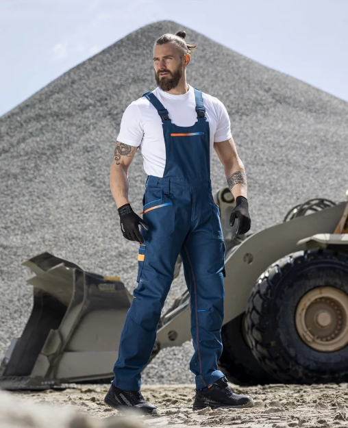 Obrázek z Kalhoty s laclem ARDON®CREATRON® modrá neon 