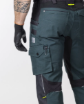 Obrázek z Kalhoty s laclem ARDON®4Xstretch® tmavě zelené 