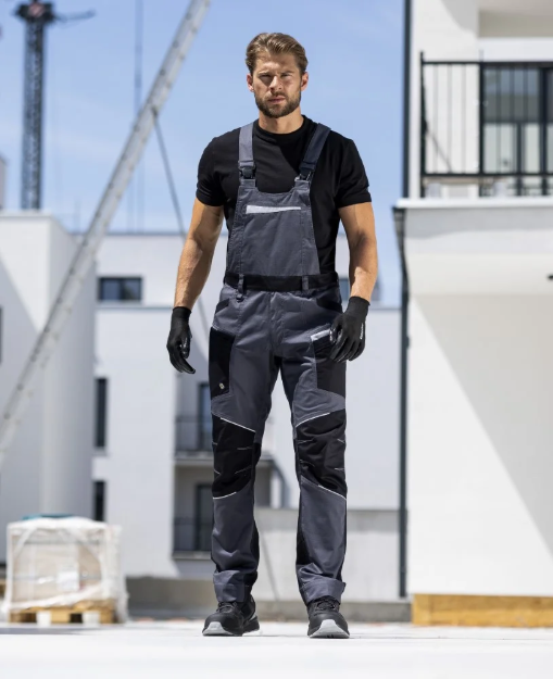 Obrázek z Kalhoty s laclem ARDON®REFIWAN® tmavě šedá 