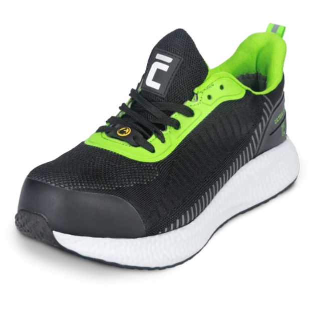 Obrázek z CERVA ULTRALIGHT MF ESD S1 SR polobotka černá/bílá 