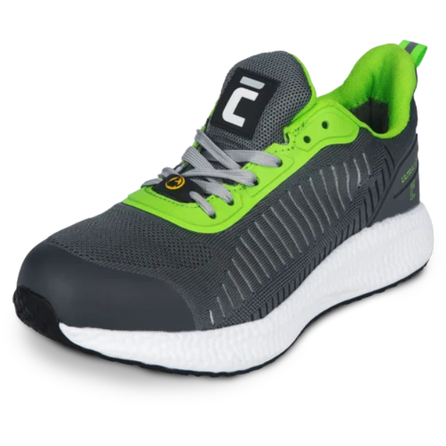 Obrázek z CERVA ULTRALIGHT ESD O1 SR polobotka šedá/bílá 