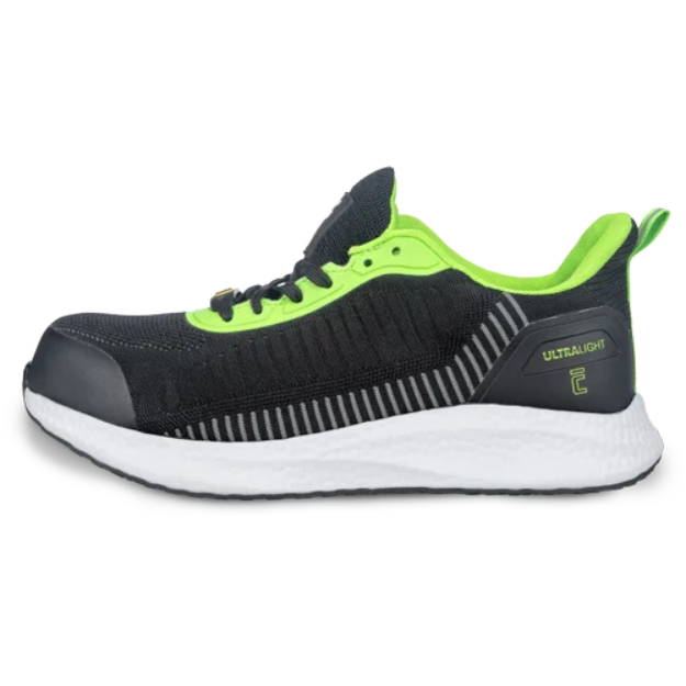 Obrázek z CERVA ULTRALIGHT ESD O1 SR polobotka černá/bílá 