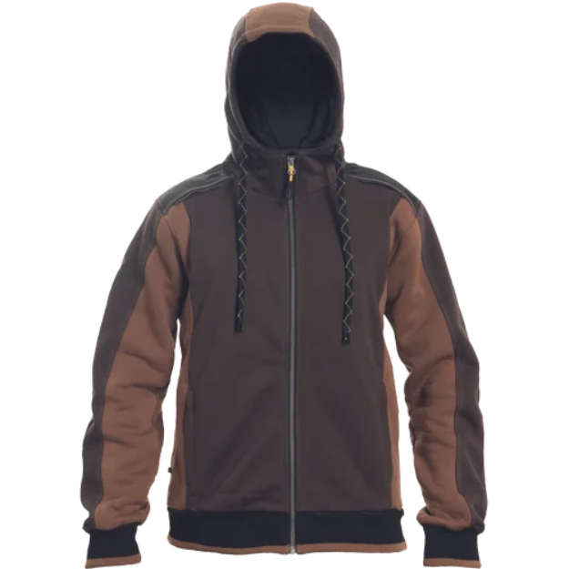 Obrázek z CERVA DAYBORO mikina s kapucí tm.hnědá 