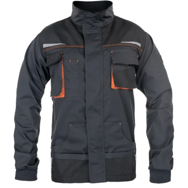 Obrázek z CERVA EMERTON STRETCH bunda šedá/oranžová 